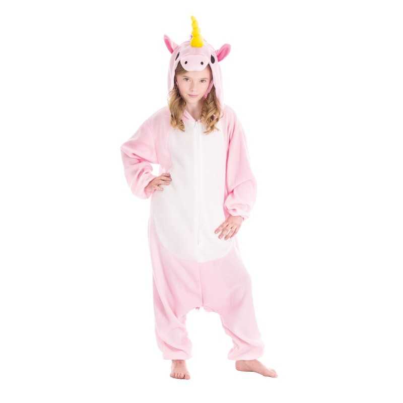 DEGUISEMENT LICORNE ROSE ENFANT TAILLE 10 ANS