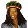BONNET RASTA JAUNE VERT ET ROUGE SANS DREAD