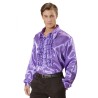 CHEMISE RUCHE VIOLETTE TAILLE XXL