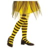 COLLANT ENFANT ABEILLE JAUNE RAYE NOIR TAILLE 7/10 ANS