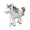 BALLON METALLIQUE MARCHEUR LICORNE AIRWALKER 63 CM