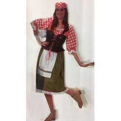 DEGUISEMENT HEIDI DES CAMPAGNES TAILLE 42