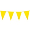 GUIRLANDE PAVILLONS OU FANIONS JAUNE GRAND MODELE 45 X 30 CM LONGUEUR 10 M