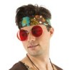 LUNETTES BIG HIPPIE RONDE ROUGE