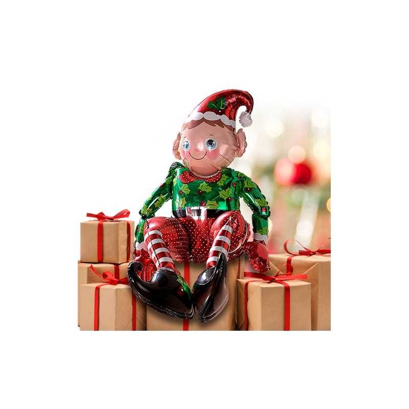 BALLON METALLIQUE ELF ASSIS GONFLABLE A L'AIR 43 X 73 CM