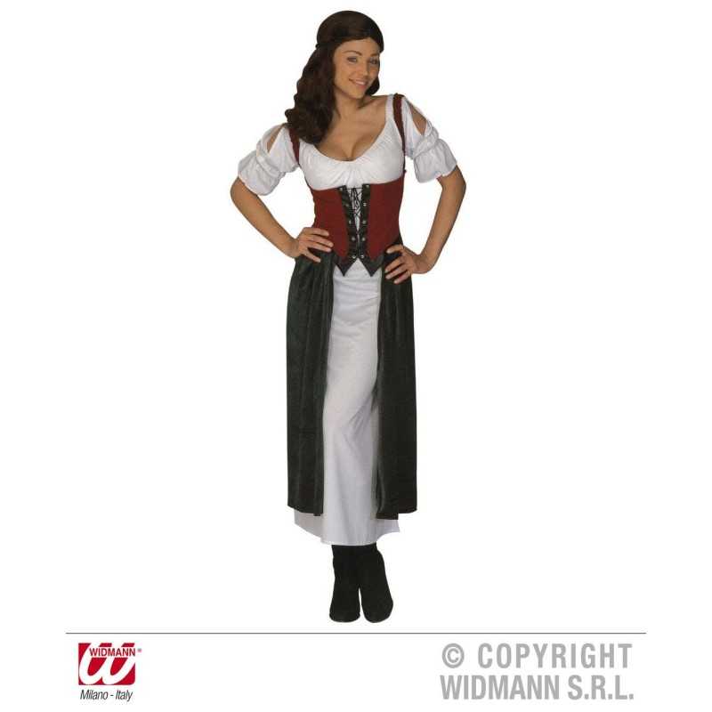 DEGUISEMENT MEDIEVALE AUBERGISTE LUCREZIA TAILLE L