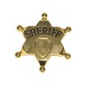 ETOILE DE SHERIFF OR METAL