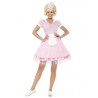 DEGUISEMENT SERVEUSE ROBE ROSE VICHY + TABLIER + CHAPEAU SUR SRRE TETE TAILLE L