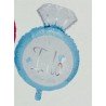 BALLON METALLIQUE AIR ALLIANCE BLEU 47 X 73 CM