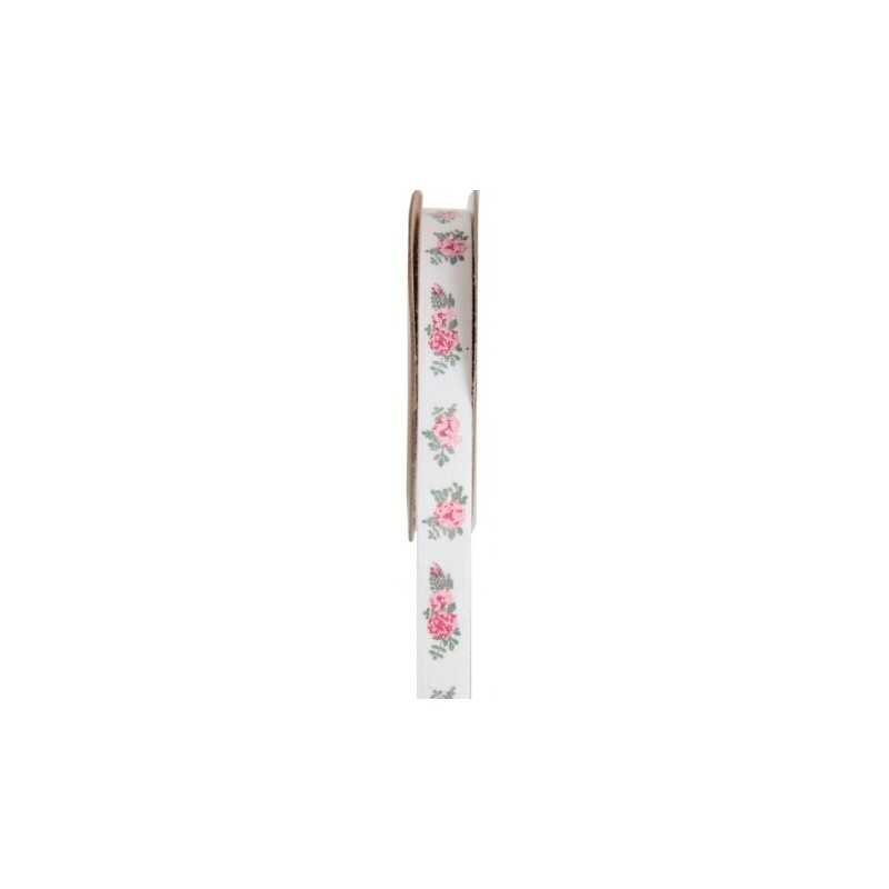RUBAN BUCOLIQUE AUTOCOLLANT ROSE 5M