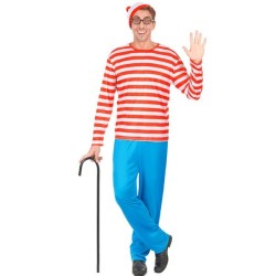 DEGUISEMENT RANDONNEUR A RAYURES CHARLY TAILLE M-L