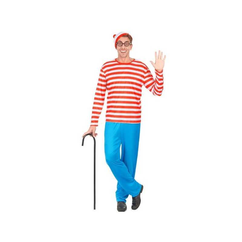 DEGUISEMENT RANDONNEUR A RAYURES CHARLY TAILLE M-L