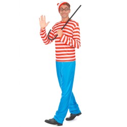 DEGUISEMENT RANDONNEUR A RAYURES CHARLY TAILLE M-L