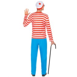 DEGUISEMENT RANDONNEUR A RAYURES CHARLY TAILLE M-L