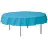 NAPPE RONDE UNIE BLEU TURQUOISE SPUNBOND DIAMETRE 2,40 M