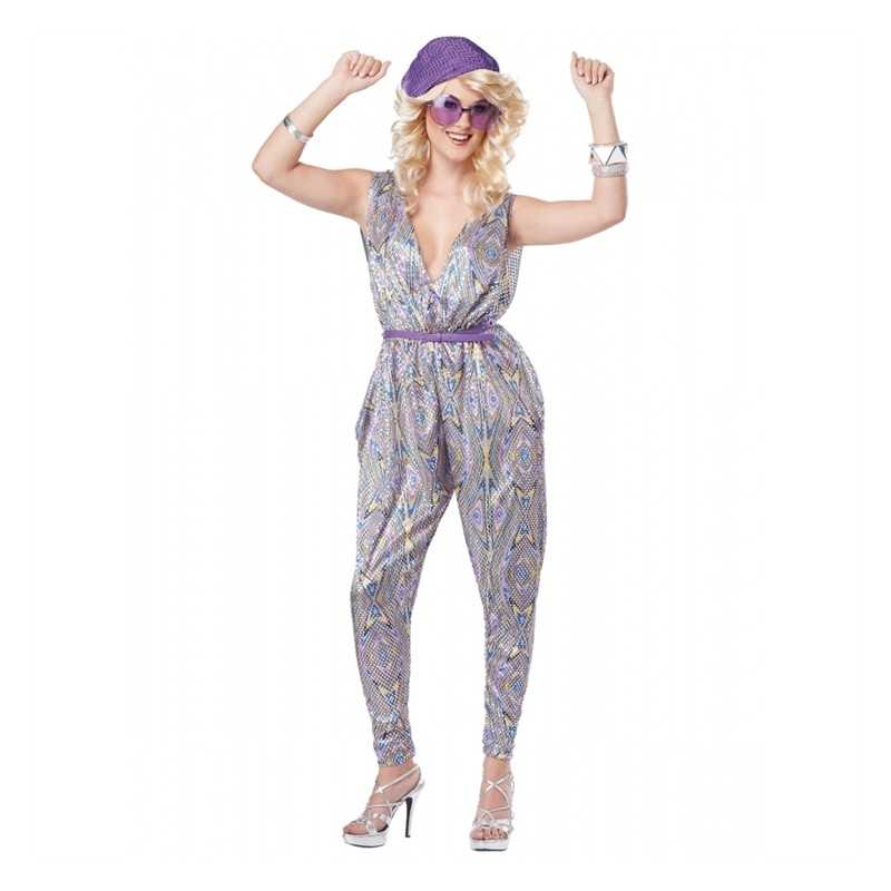 DEGUISEMENT COMBINAISON PAILLETTE BOOGIE FEVER TAILLE M