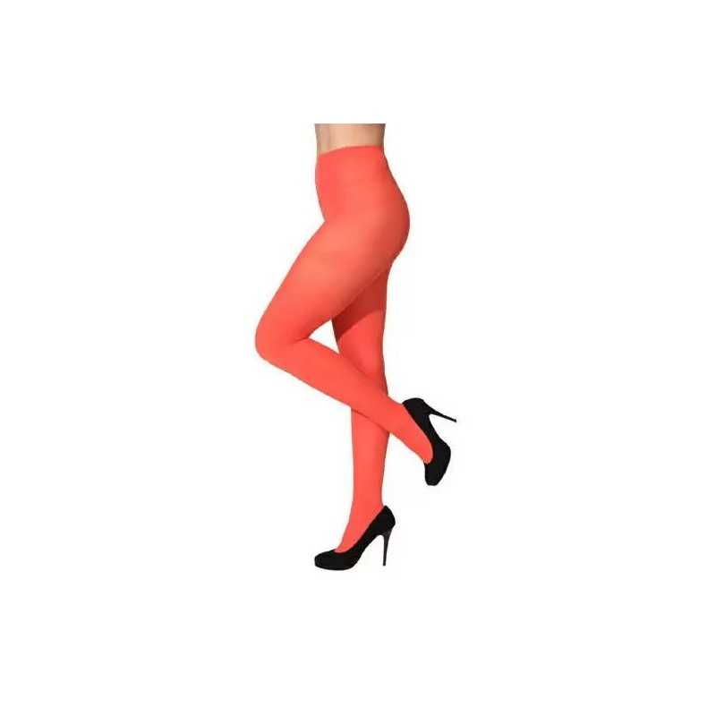 COLLANTS OPAQUES ORANGE TAILLE L-XXL
