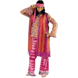 DEGUISEMENT HIPPY PANTALON/TUNIQUE/BANDEAU TAILLE 36