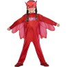 DEGUISEMENT PJMASKS OWLETTE ROUGE TAILLE 2/3 ANS