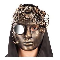 MASQUE VISAGE ENTIER STEAMPUNK MORDORE