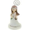 MARQUE PLACE RESINE COMMUNION FILLE 5,5 X 5,5 X 10,5 CM