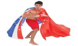 DEGUISEMENT CAPE DRAPEAU AMERICAIN