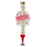 FONTAINE DE GLACE POUR GATEAU HAPPY BIRTHDAY