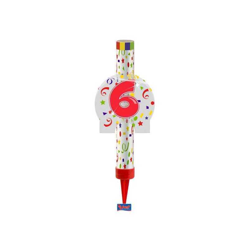 FONTAINE DE GLACE POUR GATEAU CHIFFRE 6