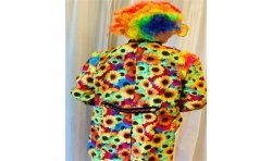 DEGUISEMENT VESTE CHIC CLOWN TOURNESOL MULTI TAILLE L