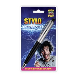 STYLO ELECTRIQUE ARGENT/NOIR