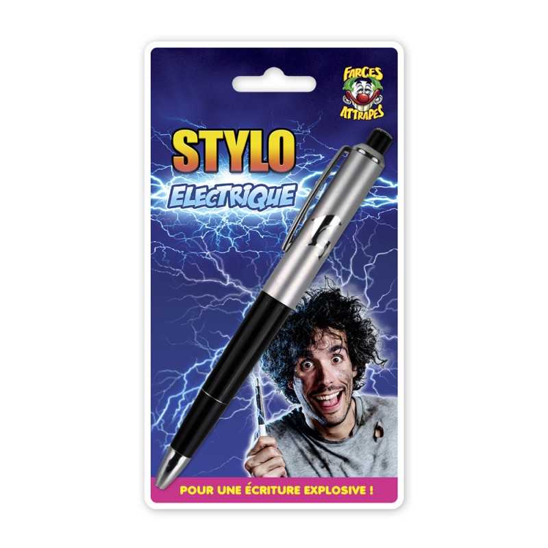 STYLO ELECTRIQUE ARGENT/NOIR