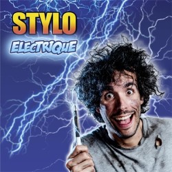 STYLO ELECTRIQUE ARGENT/NOIR