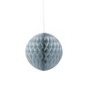 BOULE EN PAPIER ALVEOLE 20,32 CM GRIS