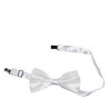 NOEUD PAPILLON DOUBLE SATIN BLANC