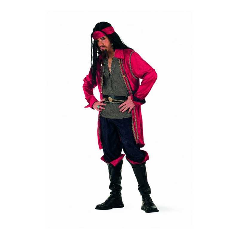 DEGUISEMENT PIRATE VELOURS FILET TAILLE M