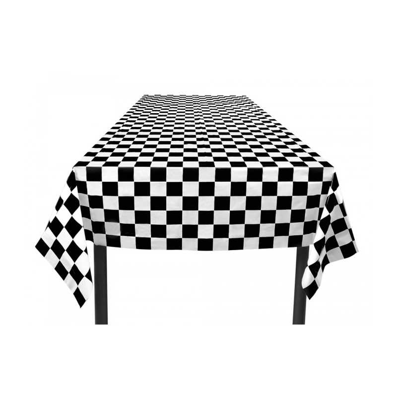 NAPPE RACING DAMIER 130 X 180 CM