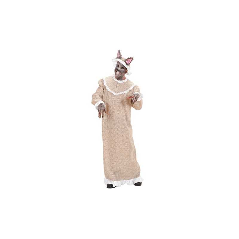 DEGUISEMENT MERE GRAND LOUP ROBE - BONNET TAILLE S
