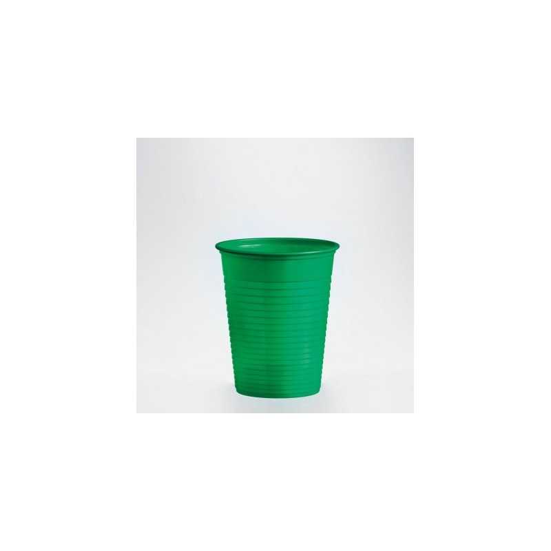50 GOBELETS PLASTIQUE VERT