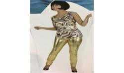 DEGUISEMENT TOP DISCO ET SA CEINTURE TAILLE 40