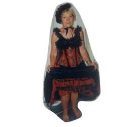 DEGUISEMENT ENSEMBLE FRENCH CANCAN BOLERO TAILLE 44