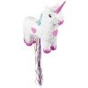 PINATA LICORNE BLANCHE A TAPER OU A TIRER