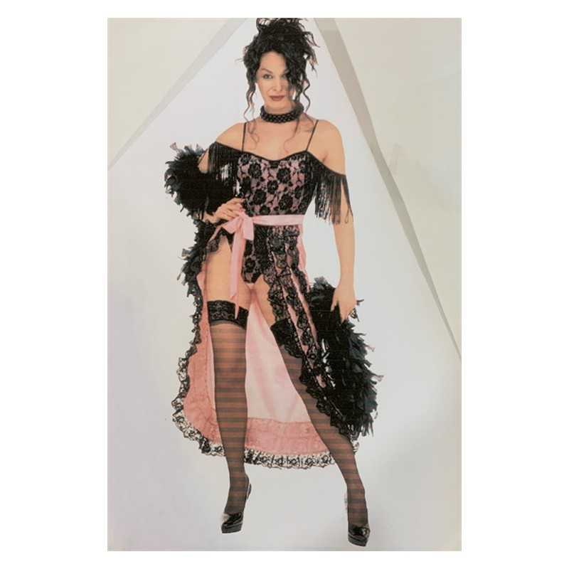 DEGUISEMENT MOULIN ROUGE ROSE ET NOIR TAILLE M