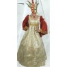 DEGUISEMENT ROBE VENITIENNE ROUGE/OR TAILLE 44/46