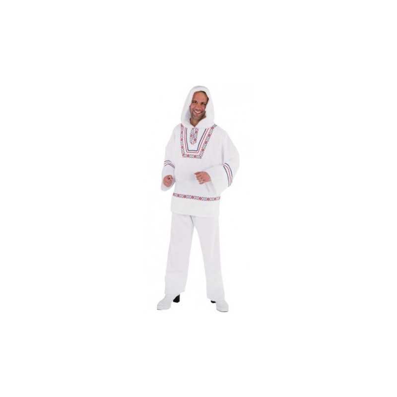 DEGUISEMENT EQUIMAU HOMME BLANC TAILLE 56