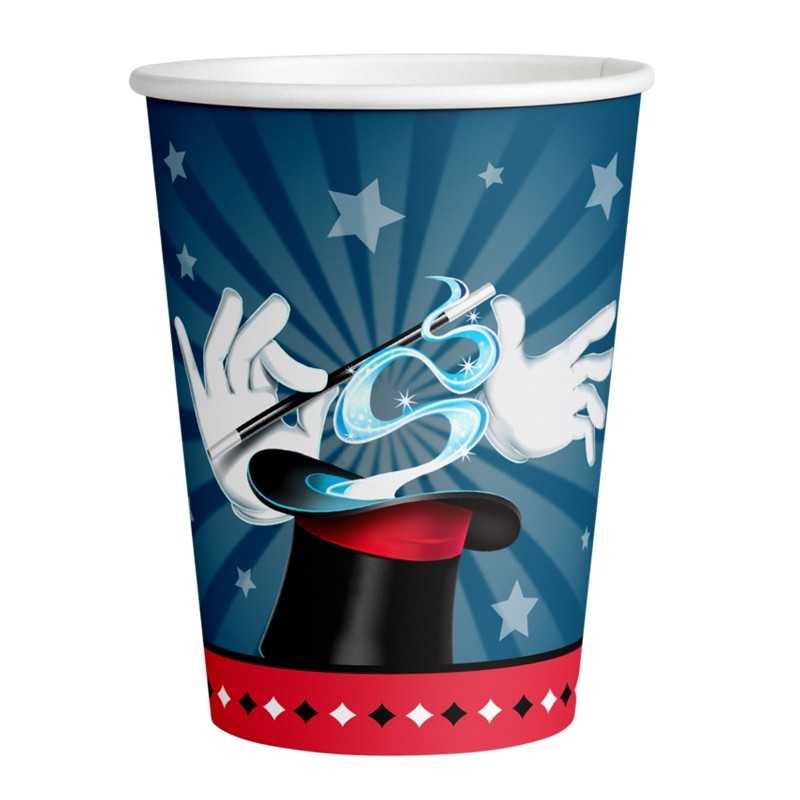 8 GOBELETS THEME MAGIE 266 ML