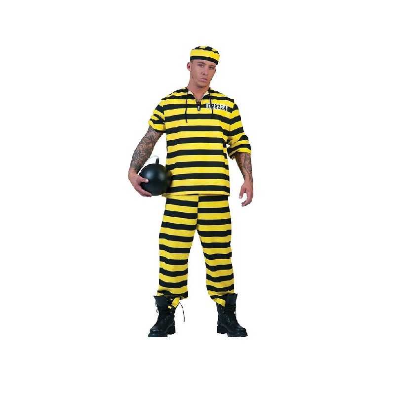 DEGUISEMENT PRISONNIER DALTON TAILLE 48/50