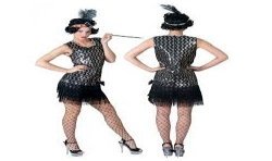 DEGUISEMENT ROBE CHARLESTONE DROITE TAILLE 40/42