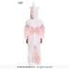 DEGUISEMENT ENFANT PYJAMA OU KUGURUMI LICORNE BLANCHE ET ROSE TAILLE 7-9 ANS