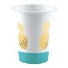 8 GOBELETS CARTON ANANAS 250 ML