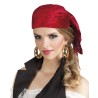 CHAPEAU BANDANA ROUGE TYPE PIRATE TAILLE ADULTE